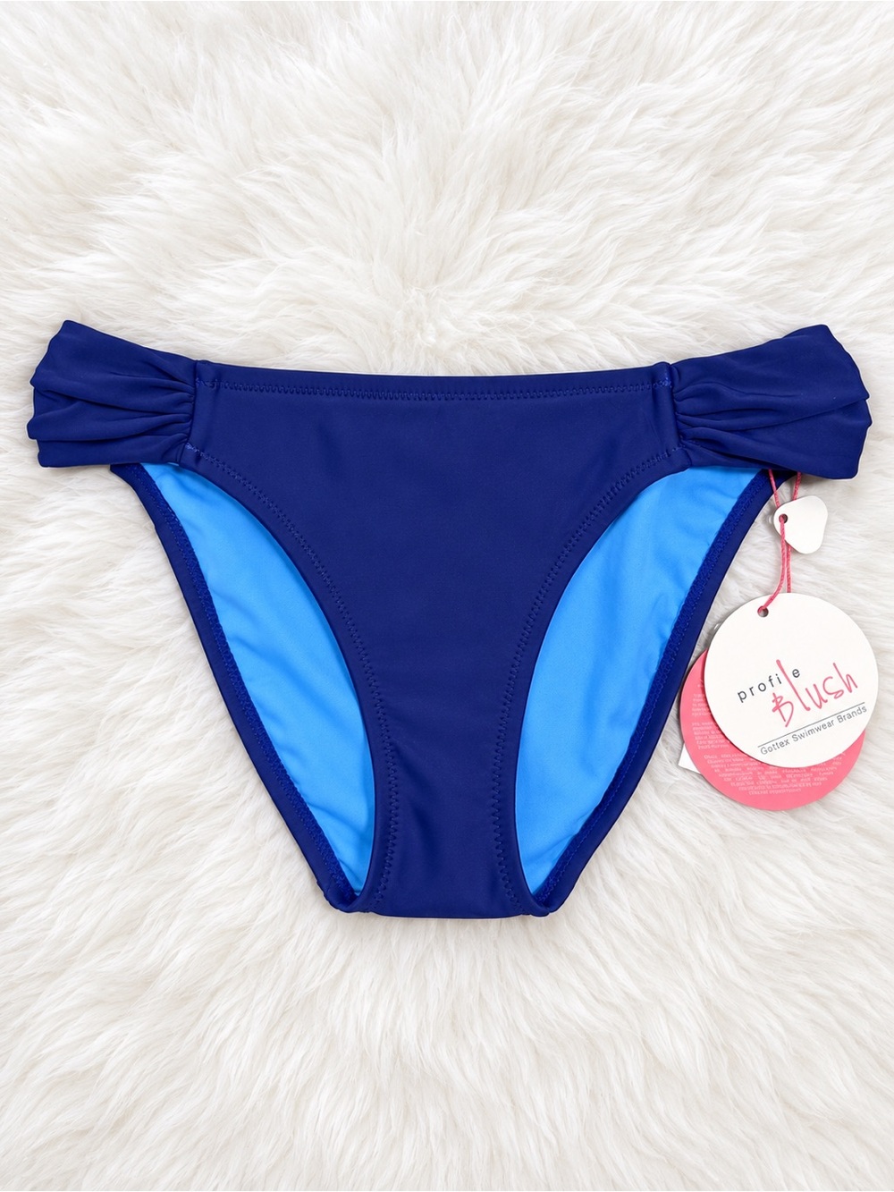 Profile Blush Navy Bikini Bottoms by Gotex
